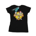 Logo Crest Tshirt Damen Schwarz L