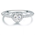 Damen Ring Herz Damen Silber 63