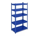 B2X - Blaue stabile Metallregale mit 5 Ebenen, 93cm