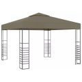 vidaXL Gartenzelt 3x3 m Taupe 180 g/m²