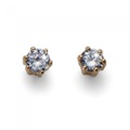 Ohrstecker Brilli Small Damen Gold ONE SIZE