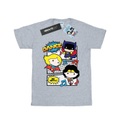 Chibi Super Friends Dance Tshirt Damen Grau 3XL
