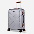 Crossover Mittelgroßer Koffer 4 Rollen Unisex Silber 65 CM