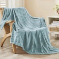 Alopini, Alopini - Couverture moelleuse, couverture en polaire, laine douce et chaude, jetée, couvertures pour canapé, couvre-lit, One Size, Blau