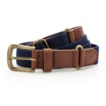 Asquith & Fox, Kunstleder Und Canvas Gürtel Herren Marine ONE SIZE