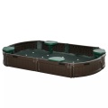 Outsunny - Sandkasten, One Size