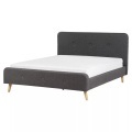 Bett mit Lattenrost aus Polyester Retro RENNES II Bett mit Lattenrost aus Polyester Retro RENNES II