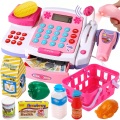 Großes Kinder-kassenspielzeug Mit Scanner, Waage, Lautsprechermikrofon, Taschenrechner, Spielkasse Mit Licht Und Sound, Laden-zubehör Unisex Pink ONE SIZE