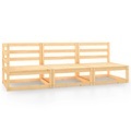 vidaXL, vidaXL 3-tlg. Garten-Lounge-Set Kiefer Massivholz