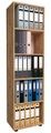 VCM, Holz Büro Stand Regal Bücher Ordner Aktenregal Ordnerregal Bücherregal Ulas 5f Holz Büro Stand Regal Bücher Ordner Aktenregal Ordnerregal Bücherregal Ulas 5f