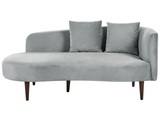 Chaiselongue aus Samtstoff Glamourös CHAUMONT Chaiselongue aus Samtstoff Glamourös CHAUMONT
