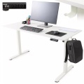 Arebos - Höhenverstellbarer Schreibtisch Elektrisch 120 x 60 cm mit Memory-Funktion, 120cm, Weiss