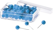magnetoplan, MAGNETOPLAN Pinwand-Nadeln 111165003 blau, 6x19mm 100 Stück
