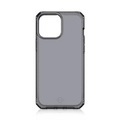 ITSkins - iPhone 13 Pro Spectrum Clear Antimikrobielle Schutz Gummi Hülle (Fallschutz 3 Meter) - Transparent / Schwarz