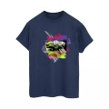 Donald Duck Ear Plug Bright Tshirt Damen Marine M