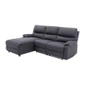 Ecksofa Relaxsofa elektrisch - Stoff - Ecke Links - Anthrazit - LUNANO Ecksofa Relaxsofa elektrisch - Stoff - Ecke Links - Anthrazit - LUNANO