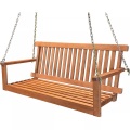 GARDEN PLEASURE Gartenbank »Columbia«, Eukalyptus, 130x63x56 cm, natur