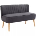 HOMCOM - Sofa, One Size, Grau