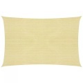 vidaXL Sonnensegel 160 g/m² Beige 3,5x4,5 m HDPE