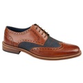 Roamers, Halbschuhe, Kariert, Leder Unisex Tan 45.5