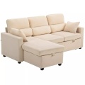 HOMCOM - Sofa mit Schlaffunktion, One Size, Beige