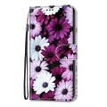 iPhone 13 Pro - Lederetui Hülle Chrysanthemen