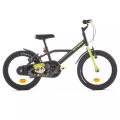 BTWIN, Kinderrad - Bike 500 Dark Hero Unisex Gelbgold ONE SIZE