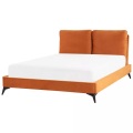 Bett mit Lattenrost aus Samtstoff Modern MELLE Bett mit Lattenrost aus Samtstoff Modern MELLE