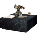 mutoni casual, Couchtisch Marmor schwarz 90x90