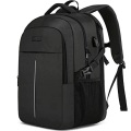 Großer Laptop-rucksack Laptop-tasche Für Die Schule Arbeit Mit Usb-ladeanschluss Wasserdicht Unisex Grau ONE SIZE