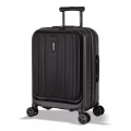 Eminent - Kapstadt Premium Edition Handgepäck Koffer 4 Rollen Schwarz, 55 CM, Schwarz