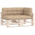 vidaXL Palettensofa-Auflagen 3 Stk. Beige