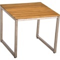 Garten Beistelltisch Denver Teak Natur 45x45 Unisex Braun ONE SIZE
