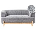 Beliani - 2 Sitzer Sofa aus Stoff Modern ALNOR, One Size, Spacegrau
