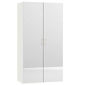 mutoni, Drehtürenschrank Spiegel Cremeweiss 101.9 x 195 Drehtürenschrank Spiegel Cremeweiss 101.9 x 195