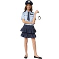 Mädchenkostüm Police Girl Blau