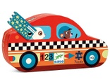 Djeco Puzzle Rennauto, 16 Teile