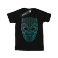Black Panther Tribal Mask Tshirt Jungen Schwarz 128