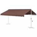 Outsunny, Outsunny - Standmarkise, One Size