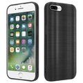 Hülle für Apple iPhone 7 PLUS 7S PLUS 8 PLUS im Brushed Design