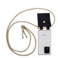 Handy Kette für Samsung Galaxy S20 ULTRA Silikon mit Gold Ringen