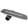 GladiatorFit Balance Board Balancebrett aus Holz mit Rolle Balance Board