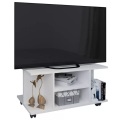 VCM, Holz TV Lowboard Rollen Fernsehschrank Tisch Konsole rollbar Möbel Fernsehtisch Findalo Holz TV Lowboard Rollen Fernsehschrank Tisch Konsole rollbar Möbel Fernsehtisch Findalo