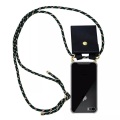 Cadorabo, Cadorabo Handy Kette für Apple iPhone 8 / iPhone 7 / iPhone 7S in CAMOUFLAGE – Silikon Necklace Umhänge Hülle mit Gold Ringen, Kordel Band Schnur u...