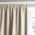 Verdunkelungsvorhang Voda Mit Faltenband Unisex Beige 140x180 cm