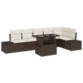 VidaXL - Garten-sofa poly-rattan, One Size, Braun