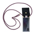 Handy Kette für Samsung Galaxy A51 4G M40s Silikon mit Gold Ringen