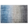 Beliani Teppich grau/blau 140 x 200 cm Kurzflor ERCIS