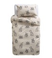 Bunnies Bettwäsche Set Unisex Beige 160x210+65x100cm