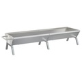 vidaXL, vidaXL Grill Silbern 158x42x31 cm Edelstahl